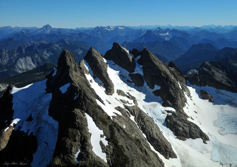Glaciers on Three Fingers