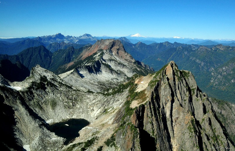 Sperry Peak and Big Four Mountain