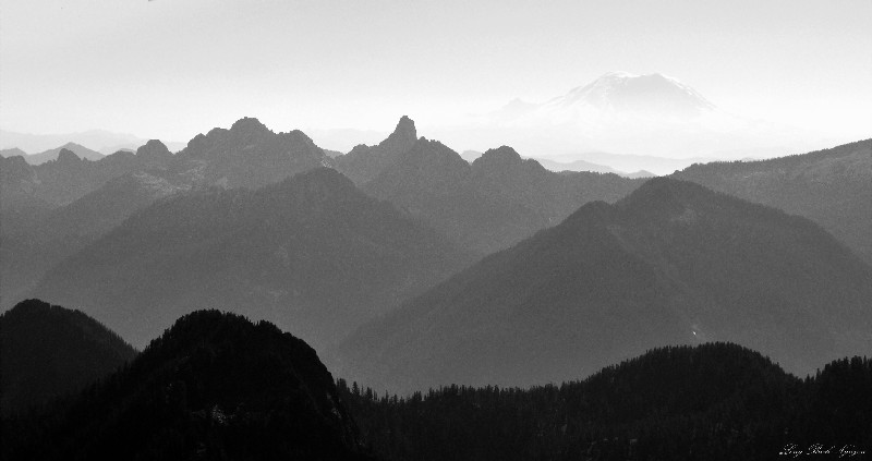 waves of Cascade Mountain