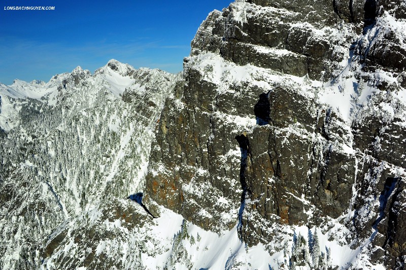 vertical wall on Gothic Peak
