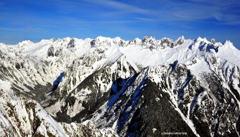 Panoramic of The Picket Range