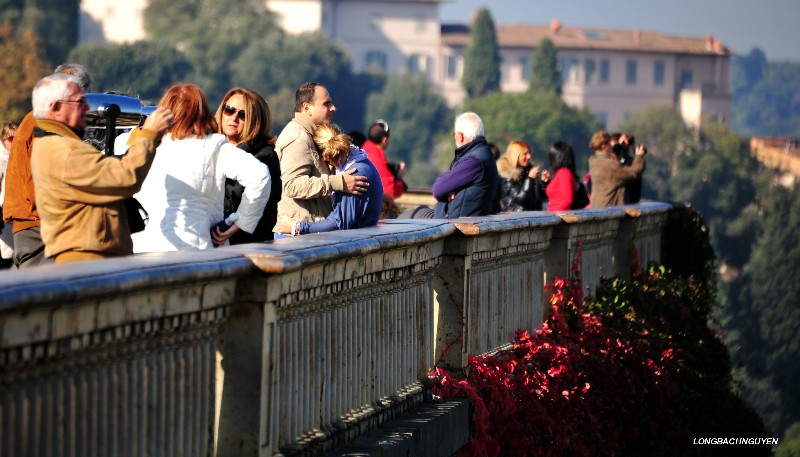checking out the sights
