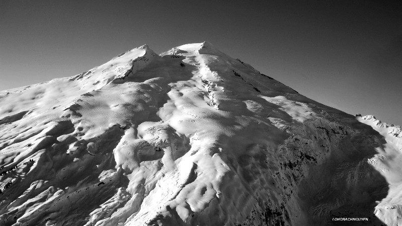 Boulder Glacier Sherman Peak and Mt Baker