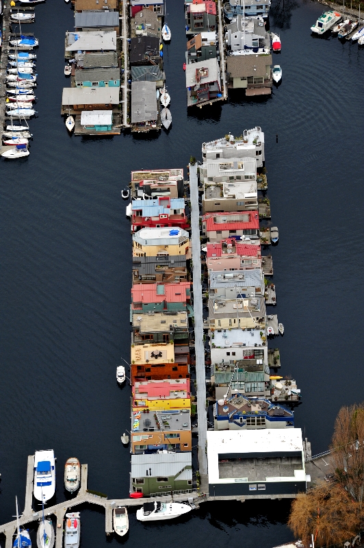 Lake Union boat houses