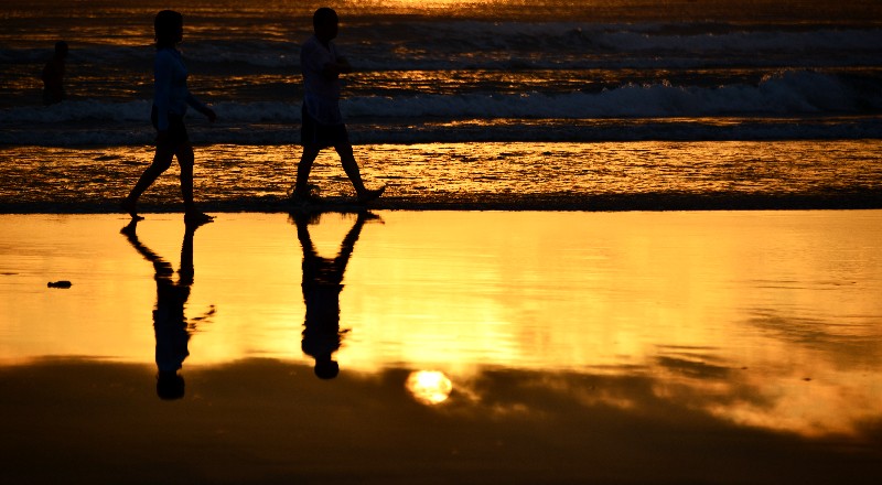 morning exercise, My Khe Beach, Da Nang,Vietnam 