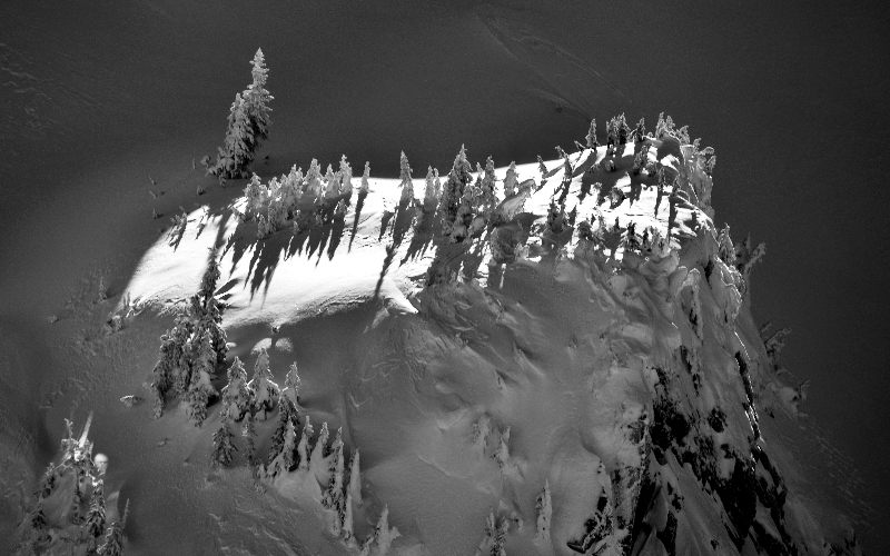 heavenly light, Cascade Mountains, Washington 