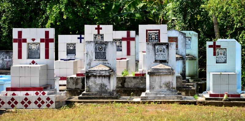 cemetery, Binh Dai, Mekong Delta, Ben Tre, Vietnam  