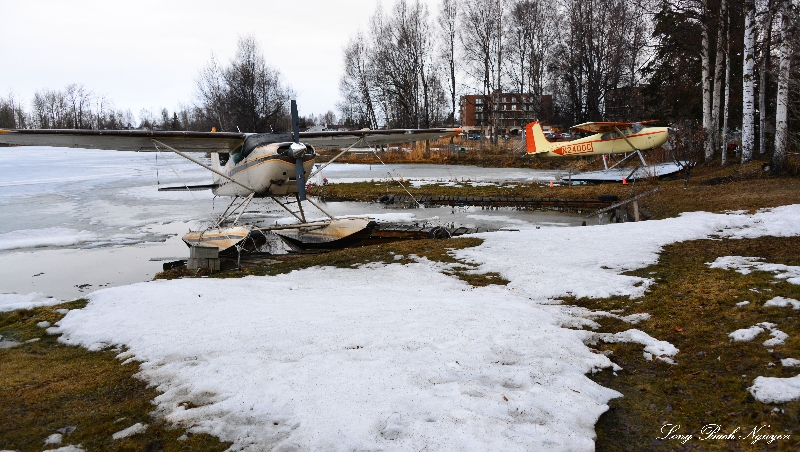 Seaplane, Frozen Lake Hood Seaplane Base, Anchorage, AK  