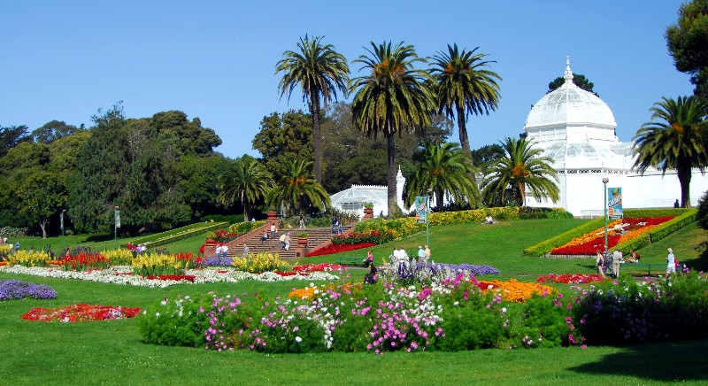 walking in park