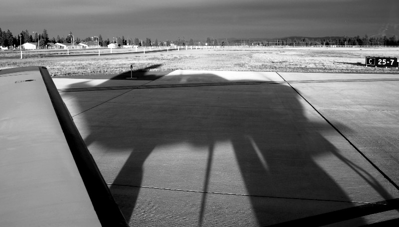 Holding short at runway 25