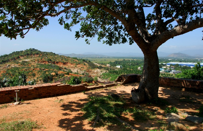 view from Cham Tower area
