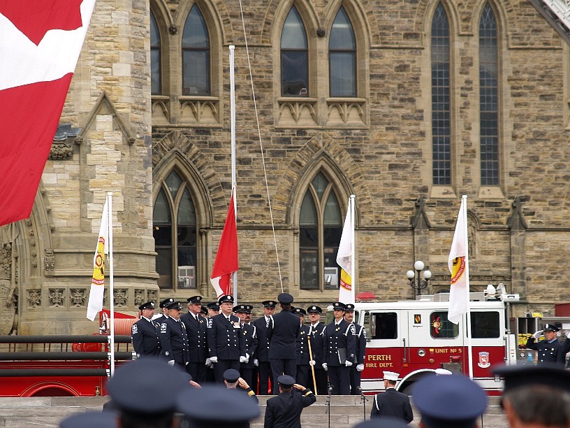 Canadian Fallen Firefighters Memorial Service, 2007