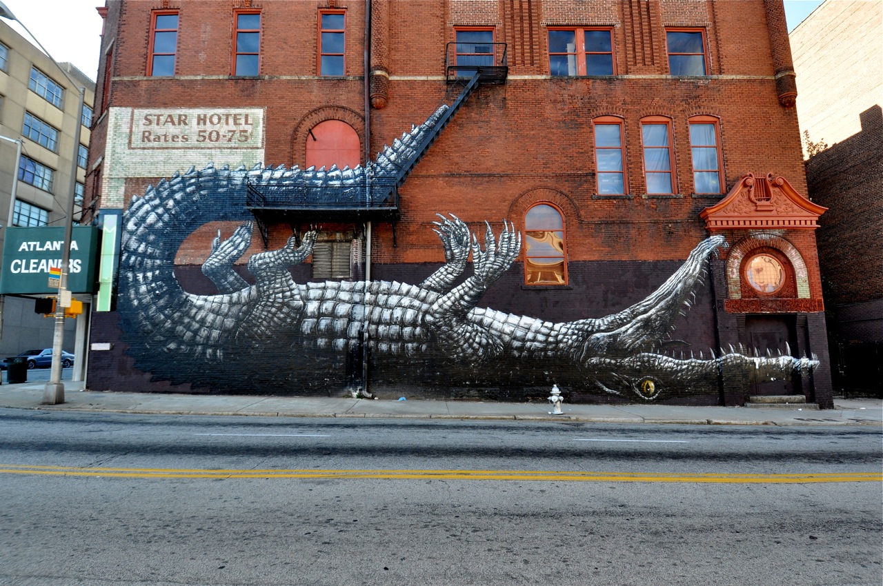 Wall Mural in Downtown Atlanta