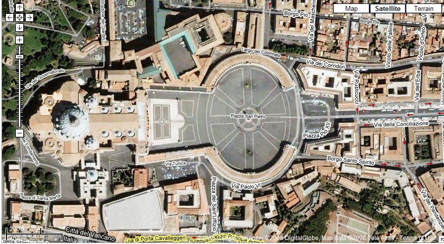 St Peter Basilica from the Air