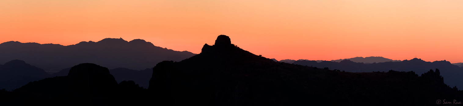 Kitt Peak and Thimble Peak Sunset