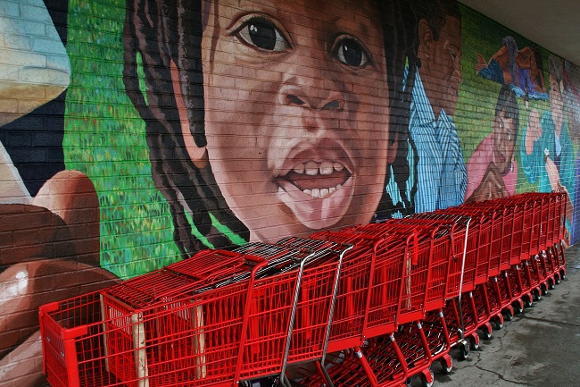 7th Place Shopping Carts by Mary Anne