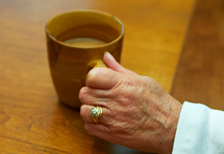 4th<br>Sharing a morning cup of coffee with your wife of 44 years<br>by Jim B.