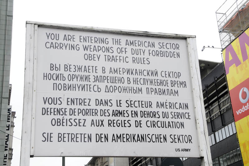 Checkpoint Charlie in 2008