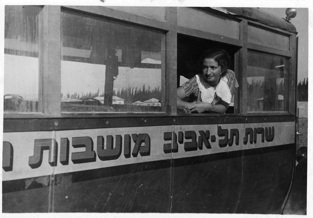 On a bus - 1935