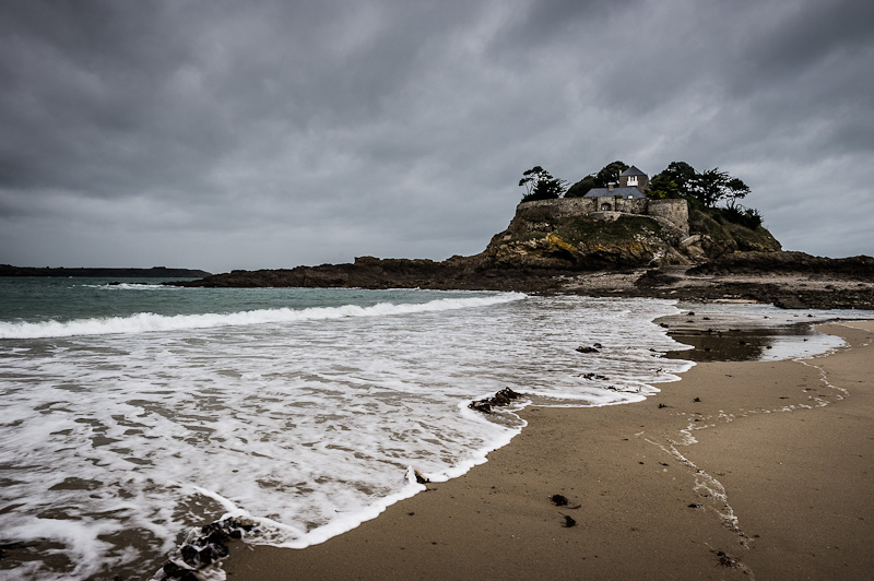 Mare montante sur le fort Du Guesclin.