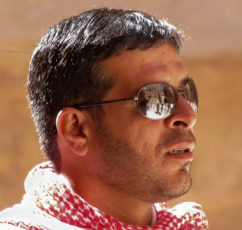 Petra plaza through Samis eyeglasses