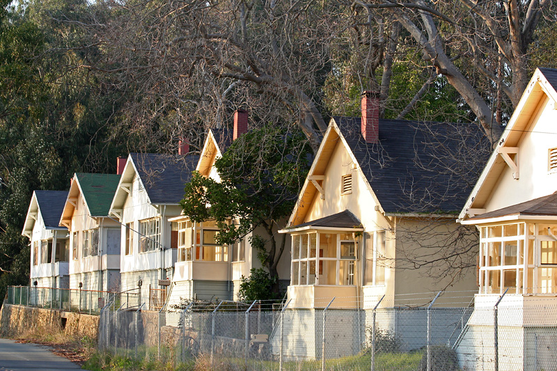 Houses once used for winery, then naval families