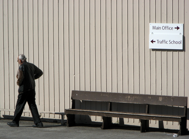 Bench for Berkeley Adult School  adults  :-)