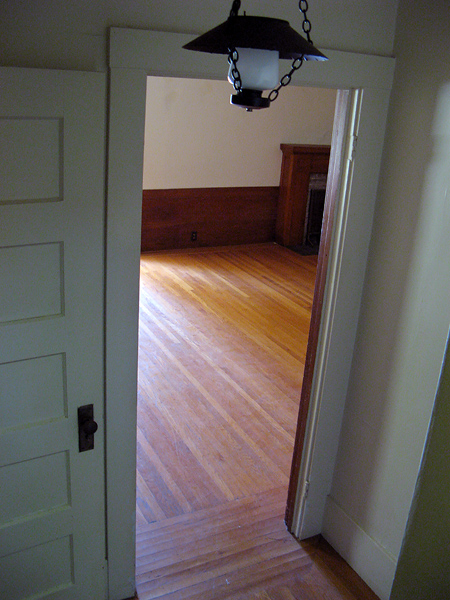 Back down to the living room