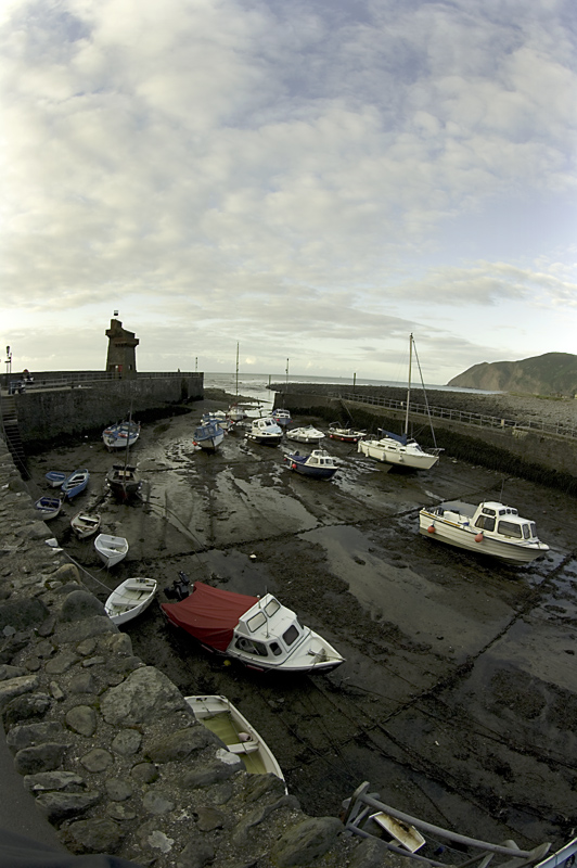 Lynmouth Harbour Fisheye