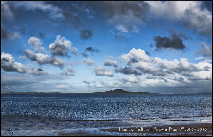 Clouds over the Hauraki Gulf