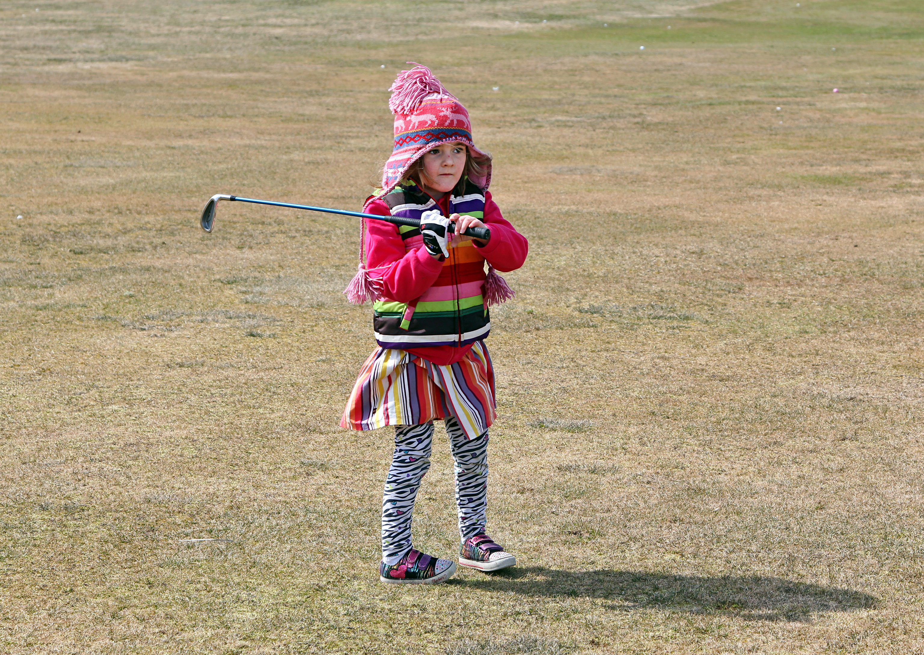 young golfer