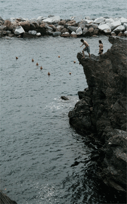 colin's first jump