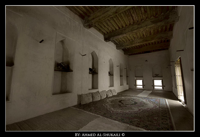 A room inside Jabrin fortress