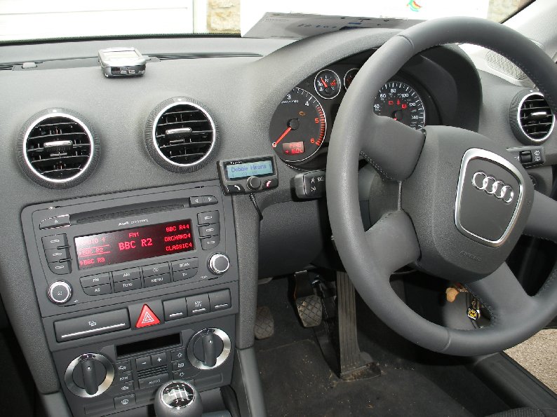 Audi A3 with Parrot CK3100.JPG