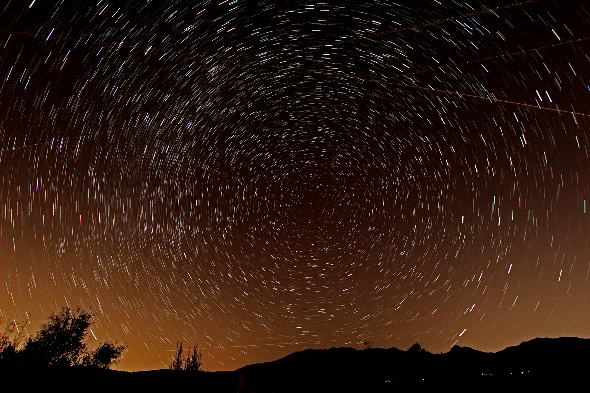 North Circumpolar Star Trails