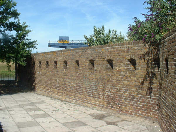 sheerness ravelin wall