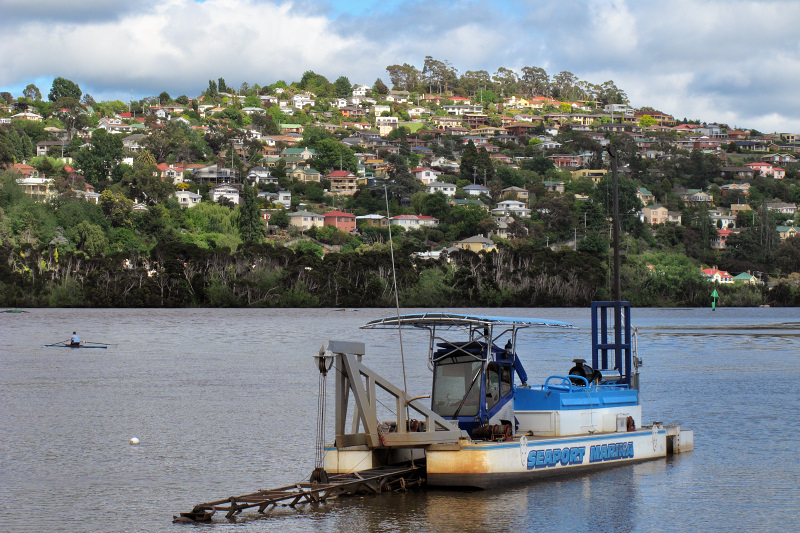 Launceston homes on the hill