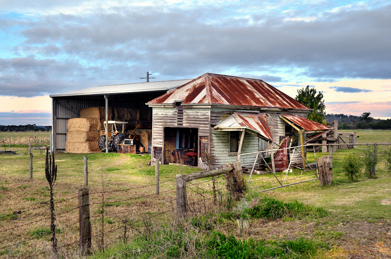 Barn on a Marlo farm