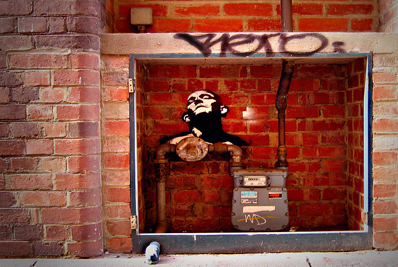 Artistic gas meter