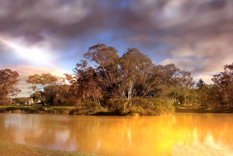 River glow