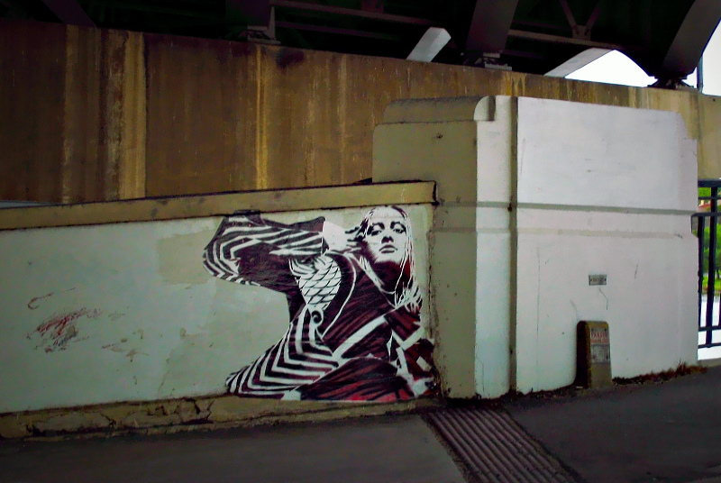Punt Road mural