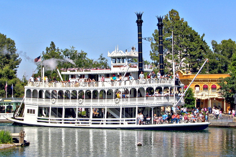 Disneyland paddle steamer
