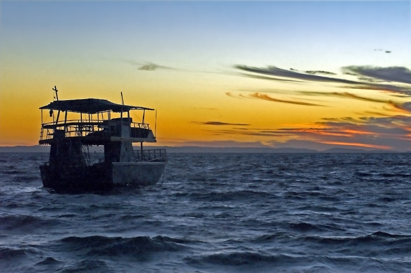 Boat in the Sunset