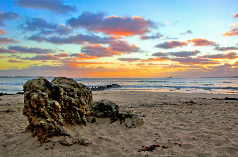 Beach at first light