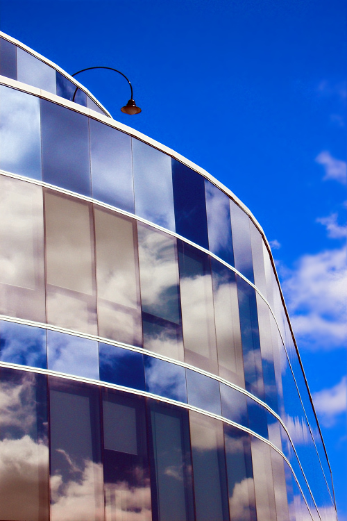 Glass and clouds