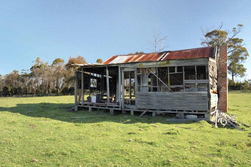 Farmhouse ready for demolition