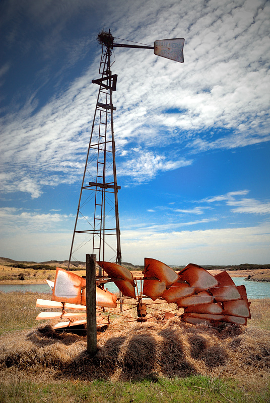 Broken windmill