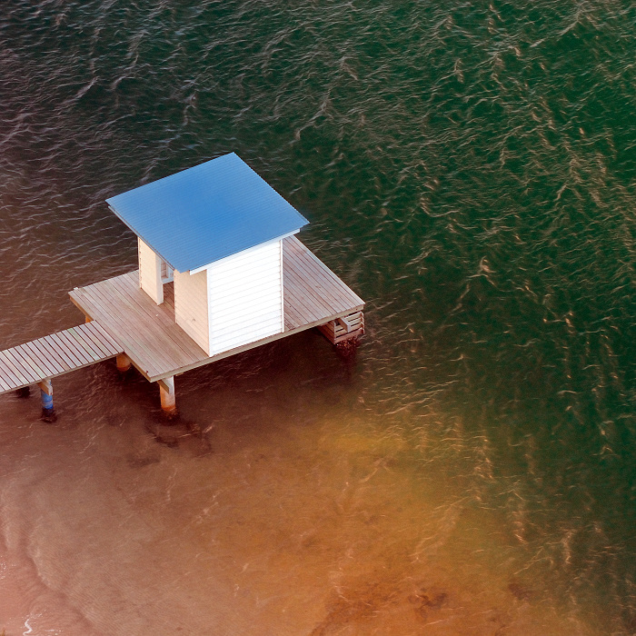 Marina hut