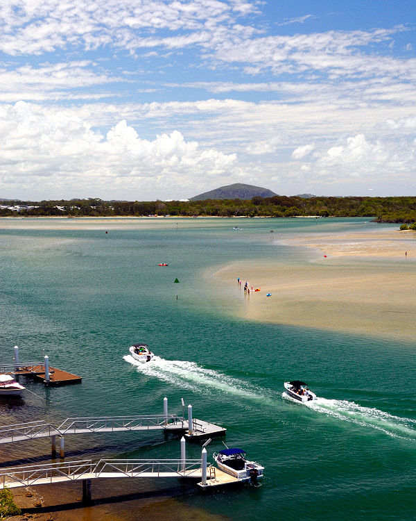 Maroochy River at low tide