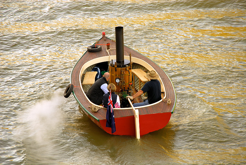 Steam boat on the Murray river